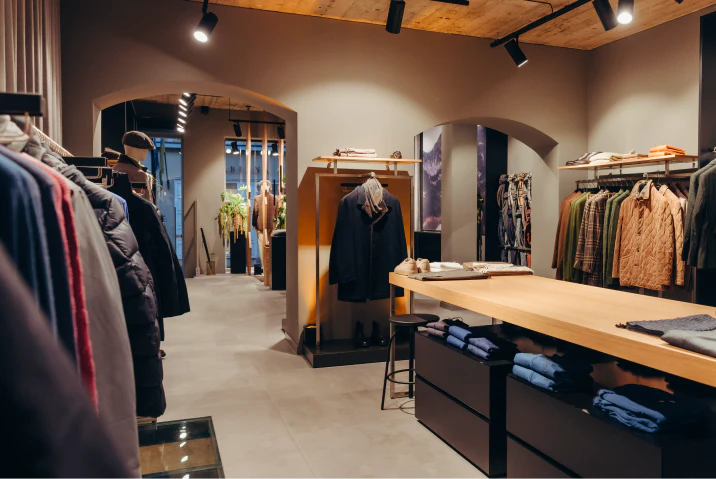 inside store